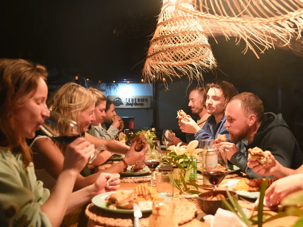 Common Dinner Tenerife Surf Camp