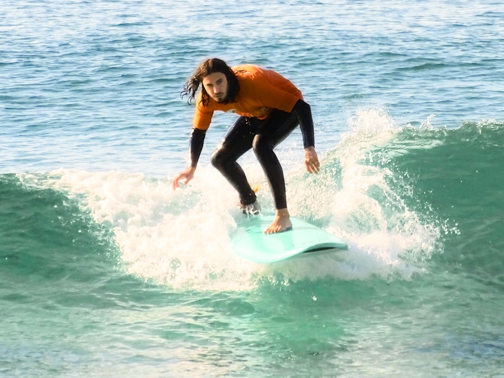 Optimale Bedingungen zum Surfen lernen